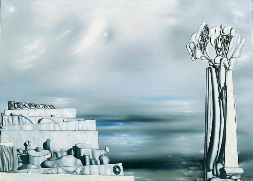 Image of Yves Tanguy's painting Perspectives