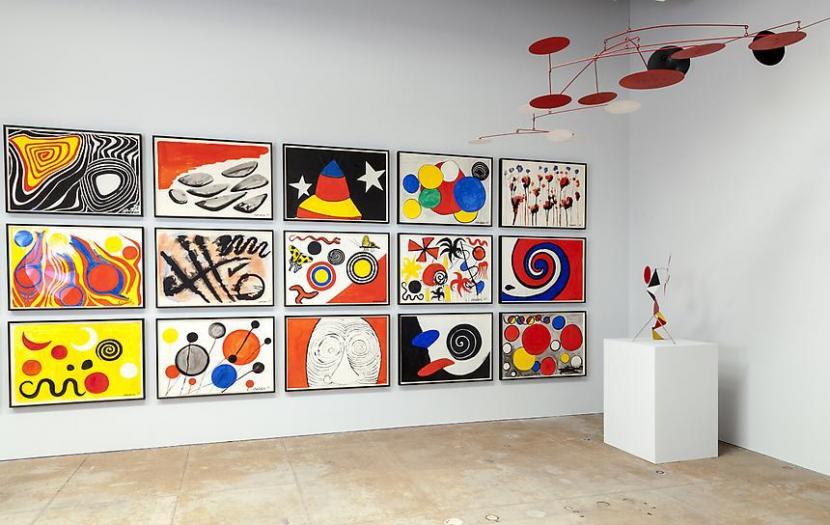 Installation view of the exhibition Alexander Calder