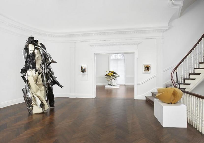 Installation view of the exhibition John Chamberlain: Early Years in New York