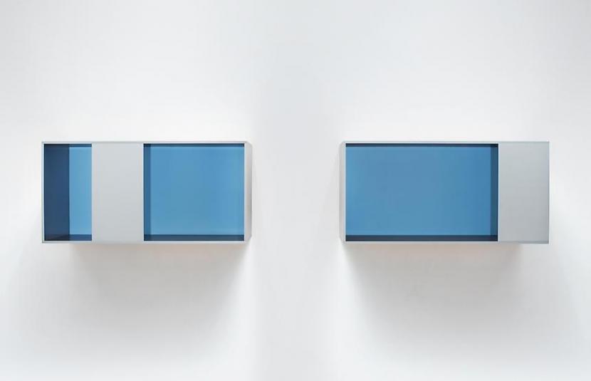 Image of Donald Judd's sculpture Untitled (88-28 A/B Menziken)