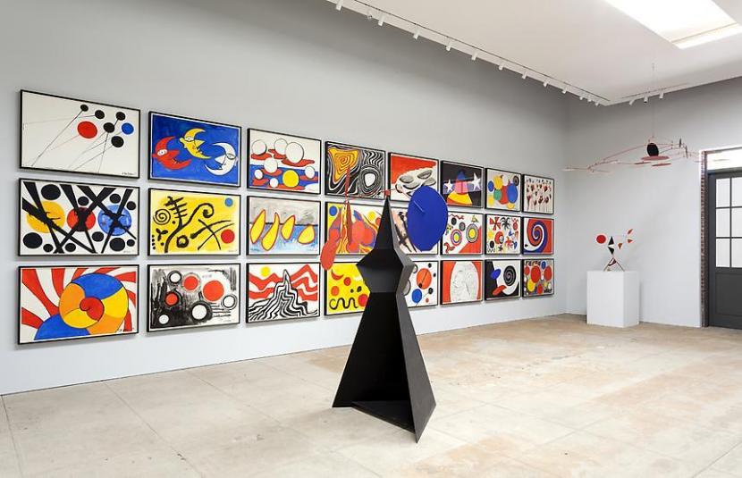 Installation view of the exhibition Alexander Calder