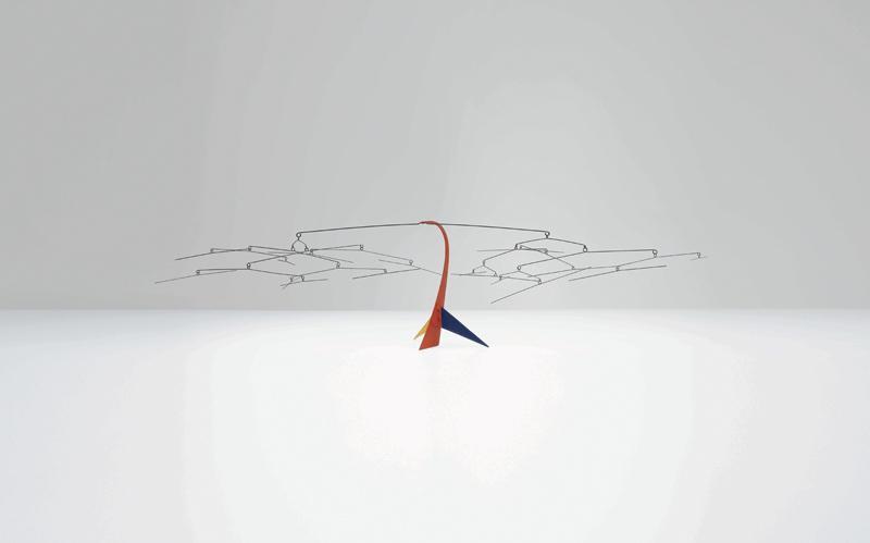 Image of Alexander Calder's sculpture Untitled (Mobile with N Degrees of Freedom)