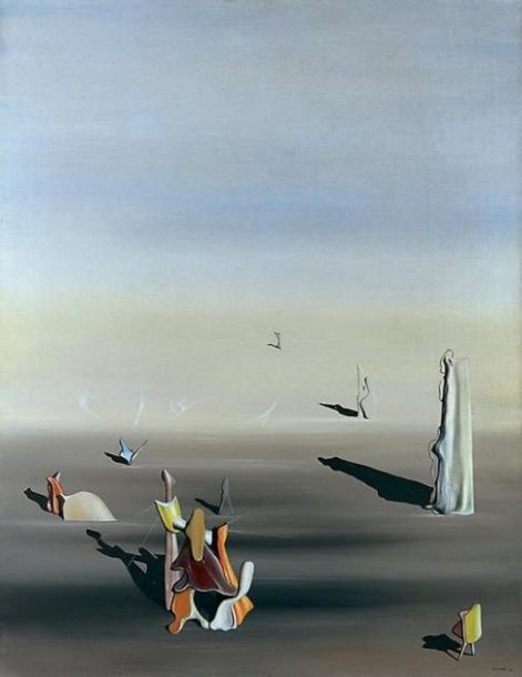 Image of Yves Tanguy's painting Le Grand nacré (The Great Nacré Butterfly)