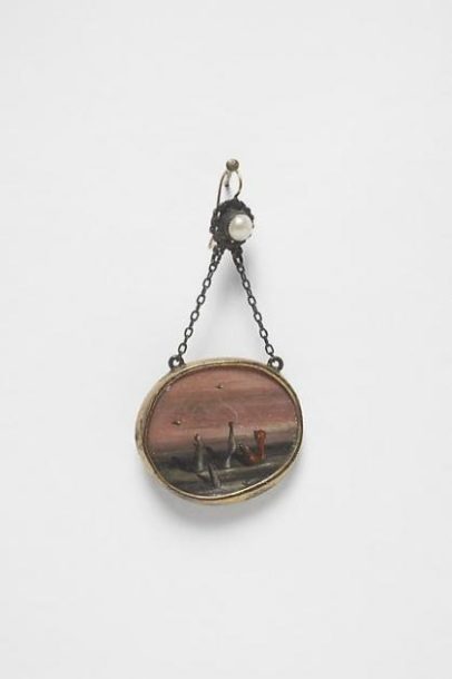 Image of Yves Tanguy's work Earrings for Peggy Guggenheim