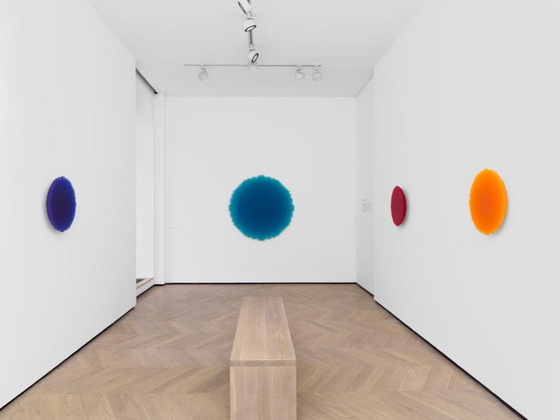 Installation view of Johannes Girardoni: Sensing Singularity.