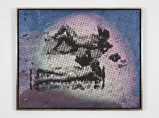 Sigmar Polke's painting Untitled (Beach), 2008