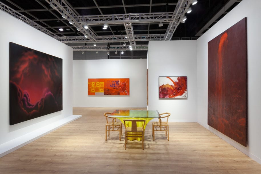 Installation view of Booth 1C14 at Art Basel Hong Kong, 2019.