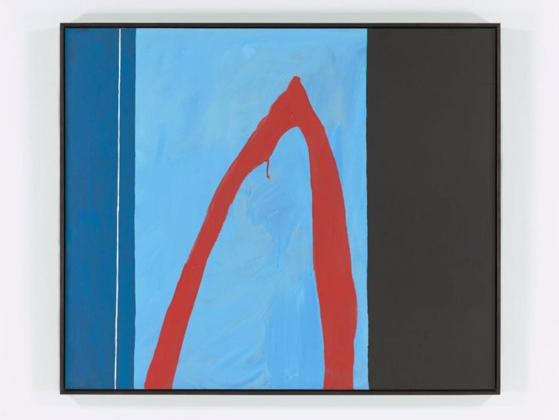 Robert Motherwell painting, Open No.164, 1970, ca. 1977