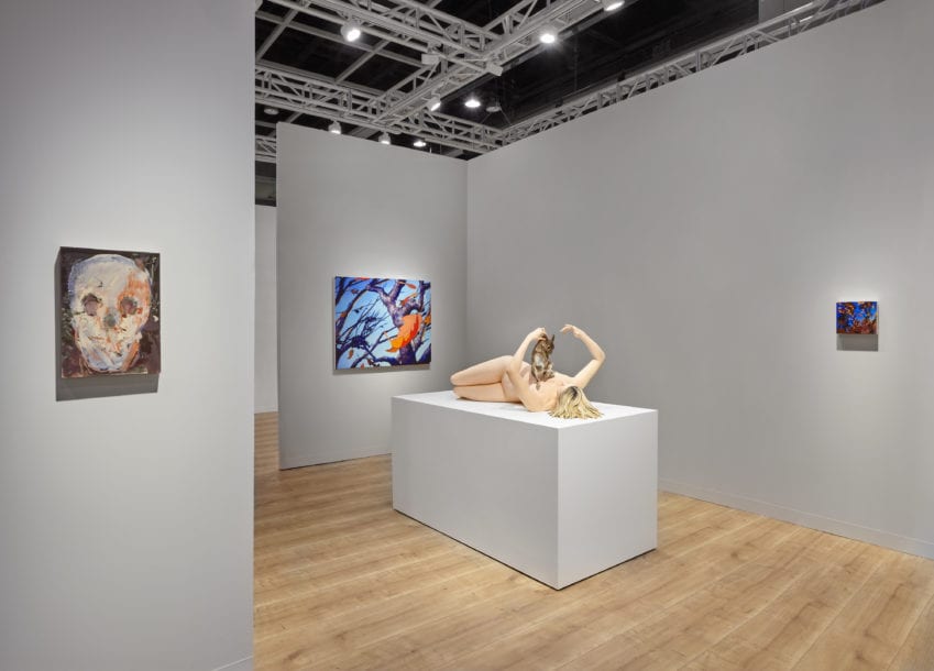 Installation view of Lévy Gorvy at Art Basel Hong Kong, Booth 1C14, 2019