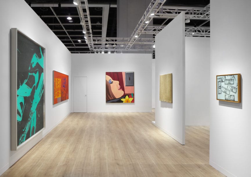 Installation view of Lévy Gorvy at Art Basel Hong Kong, Booth 1C14, 2019