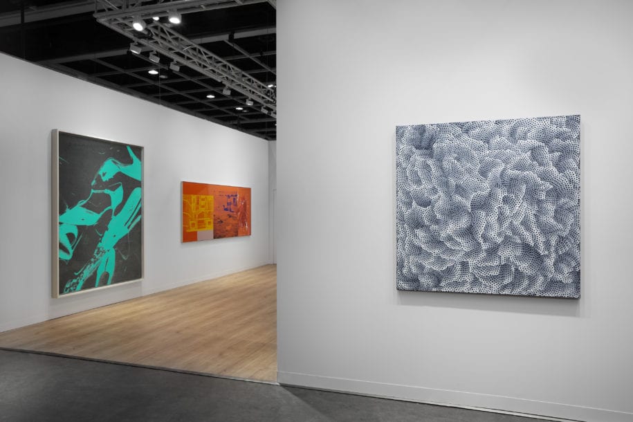 Installation view of Lévy Gorvy at Art Basel Hong Kong, Booth 1C14, 2019