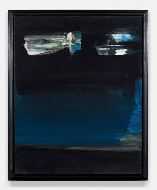 Painting by Pierre Soulages: Peinture 162 x 130 cm, 6 octobre 1963 1963