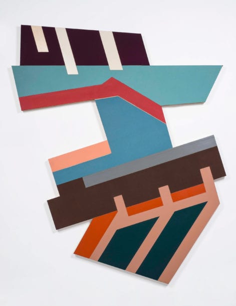 Frank Stella's collage Rozdol I, 1973