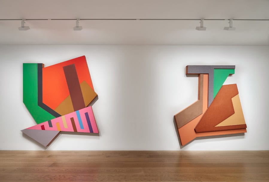 Installation view, American Master. Frank Stella: Polish Villages