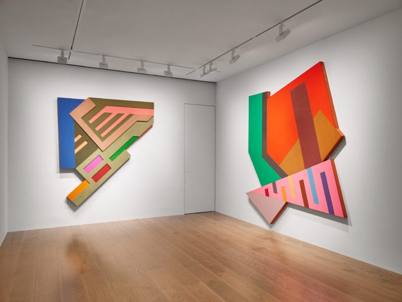 Installation view, American Master. Frank Stella: Polish Villages