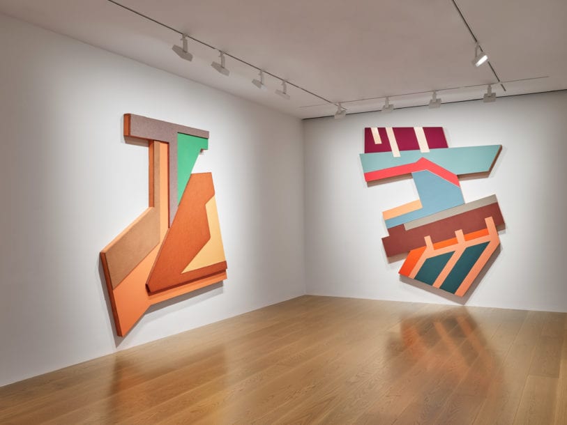 Installation view, American Master. Frank Stella: Polish Villages