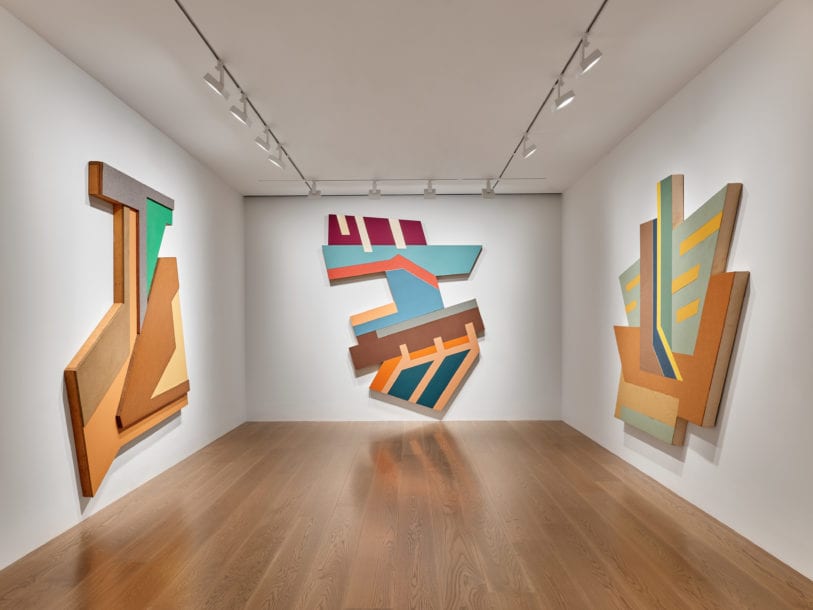 Installation view, American Master. Frank Stella: Polish Villages