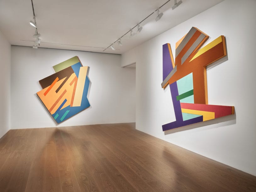 Installation view, American Master. Frank Stella: Polish Villages