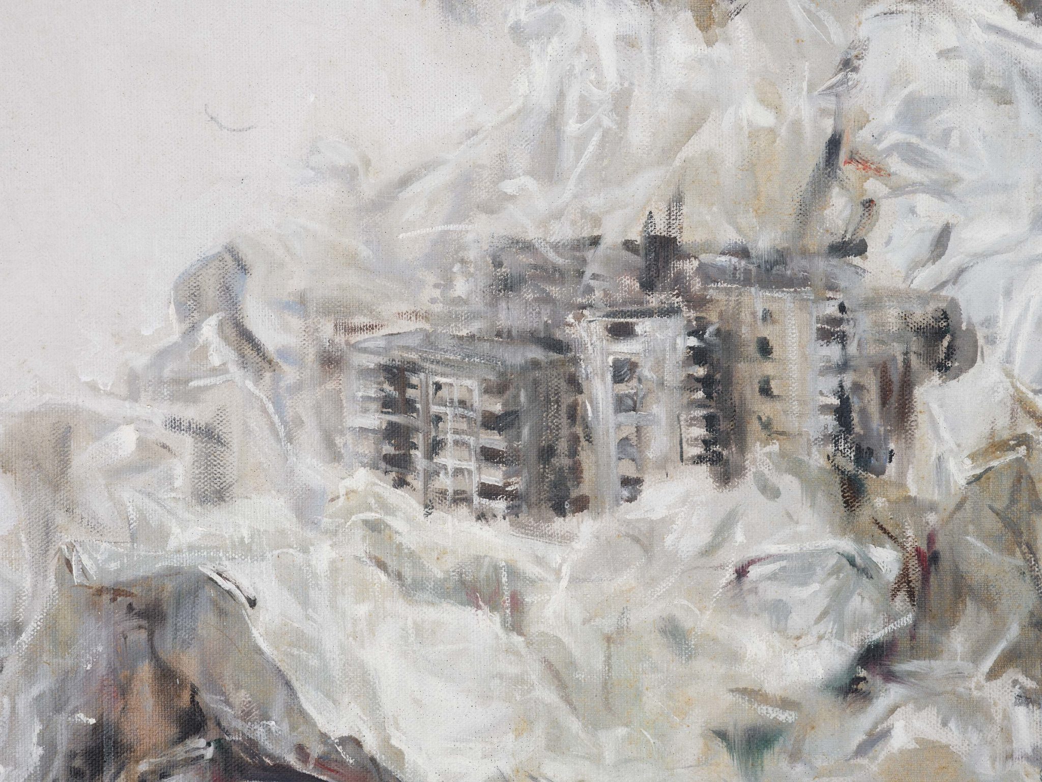 Detail of Tu Hongtao's painting Quiet World I