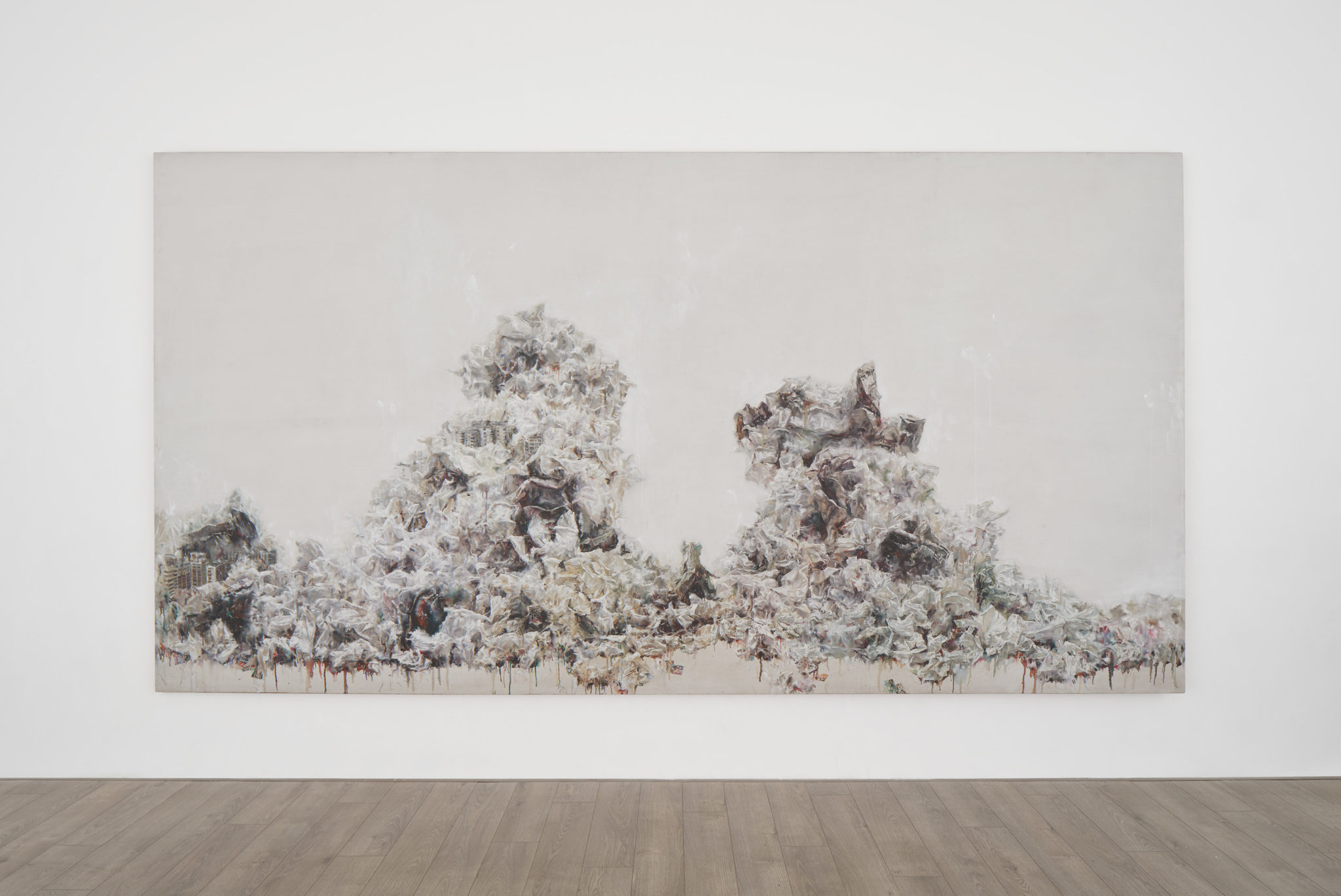 Installation view Tu Hongtao's painting Quiet World I