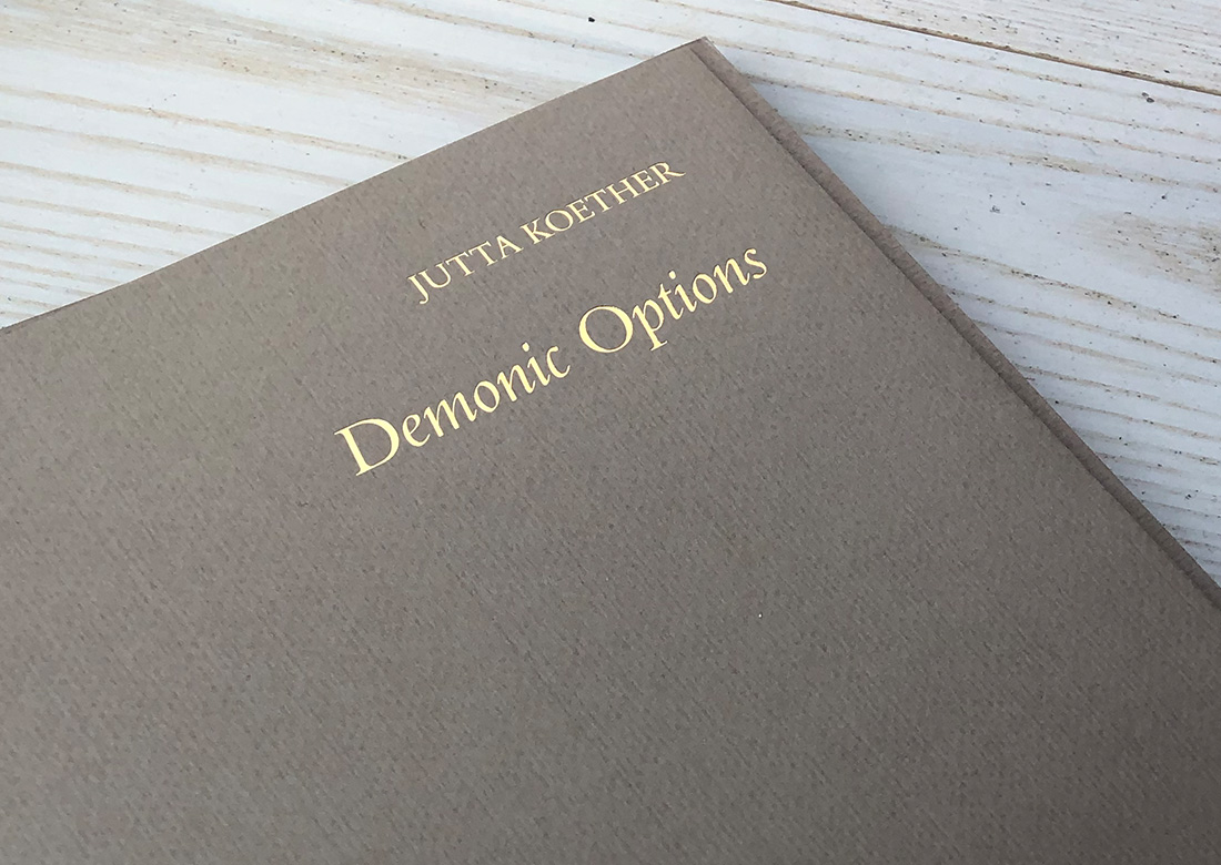 Cover of Jutta Koether's book Demonic Options