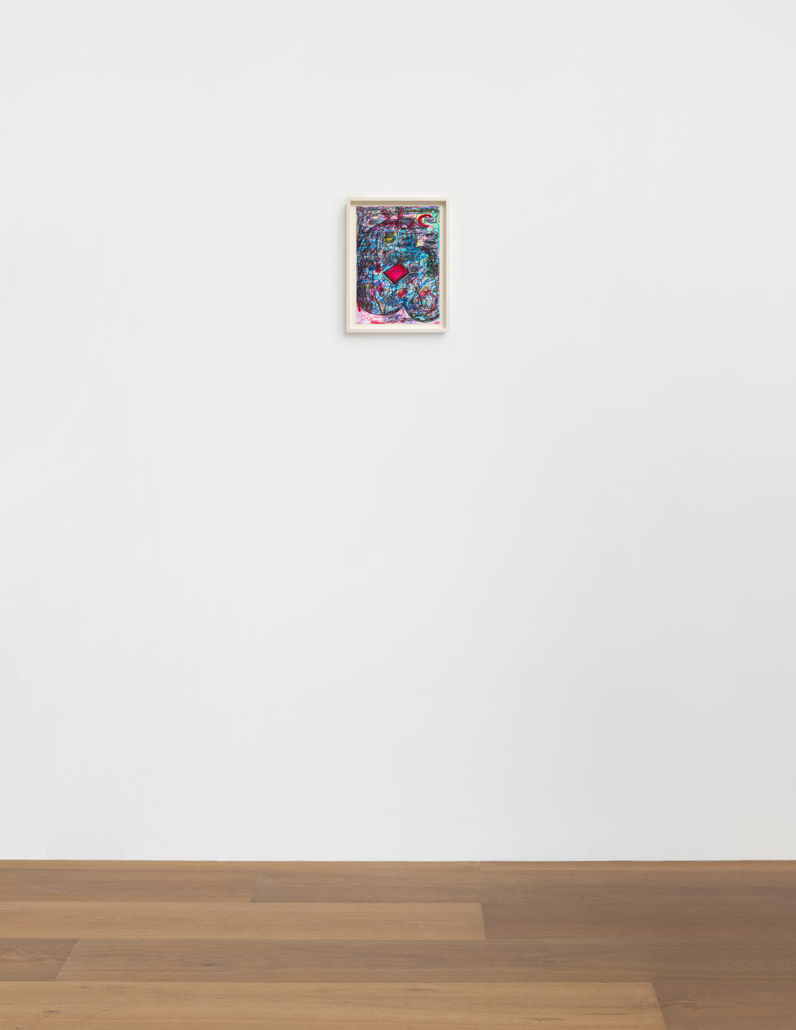 Installation view of Jutta Koether's drawing Untitled (2020)