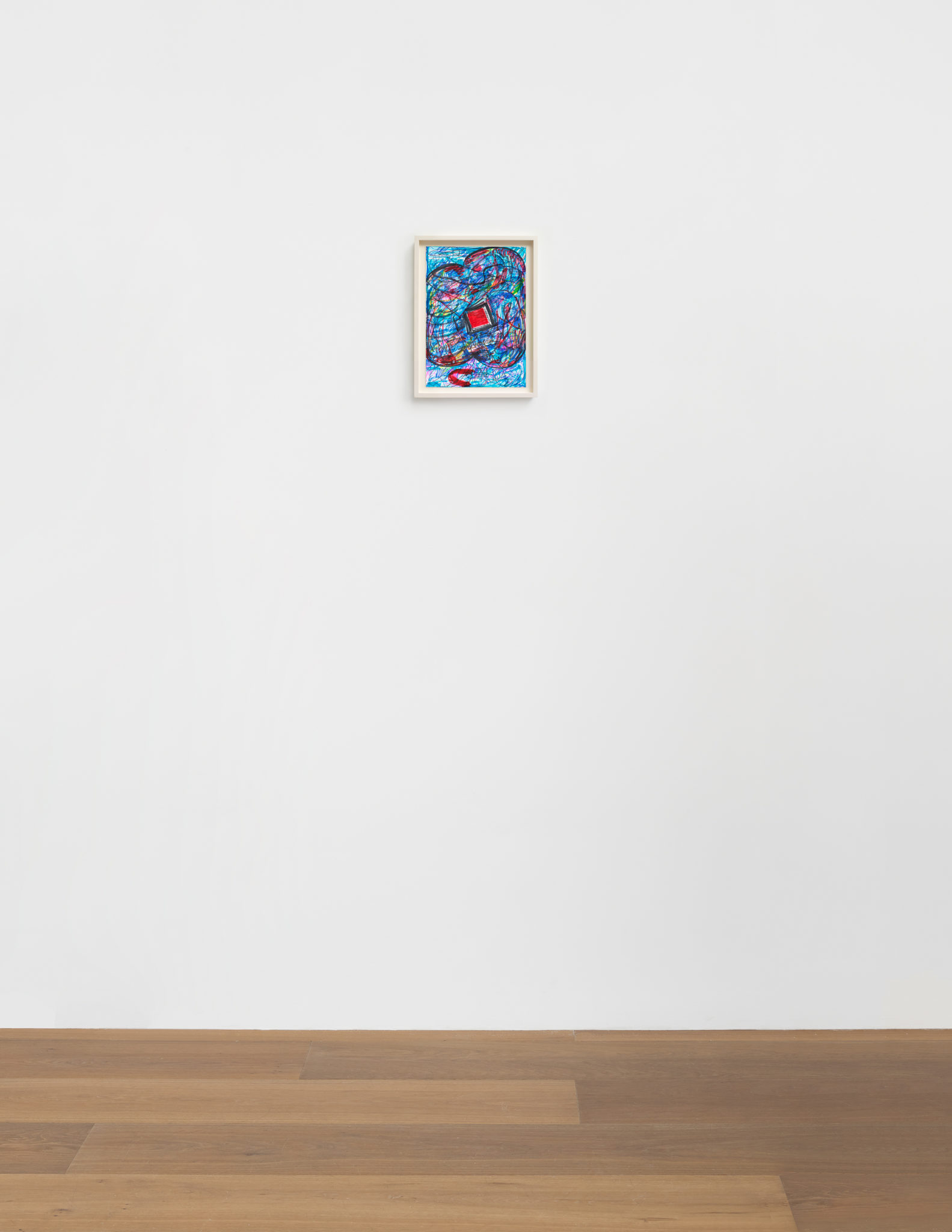 Installation view of Jutta Koether's drawing Untitled (2020)