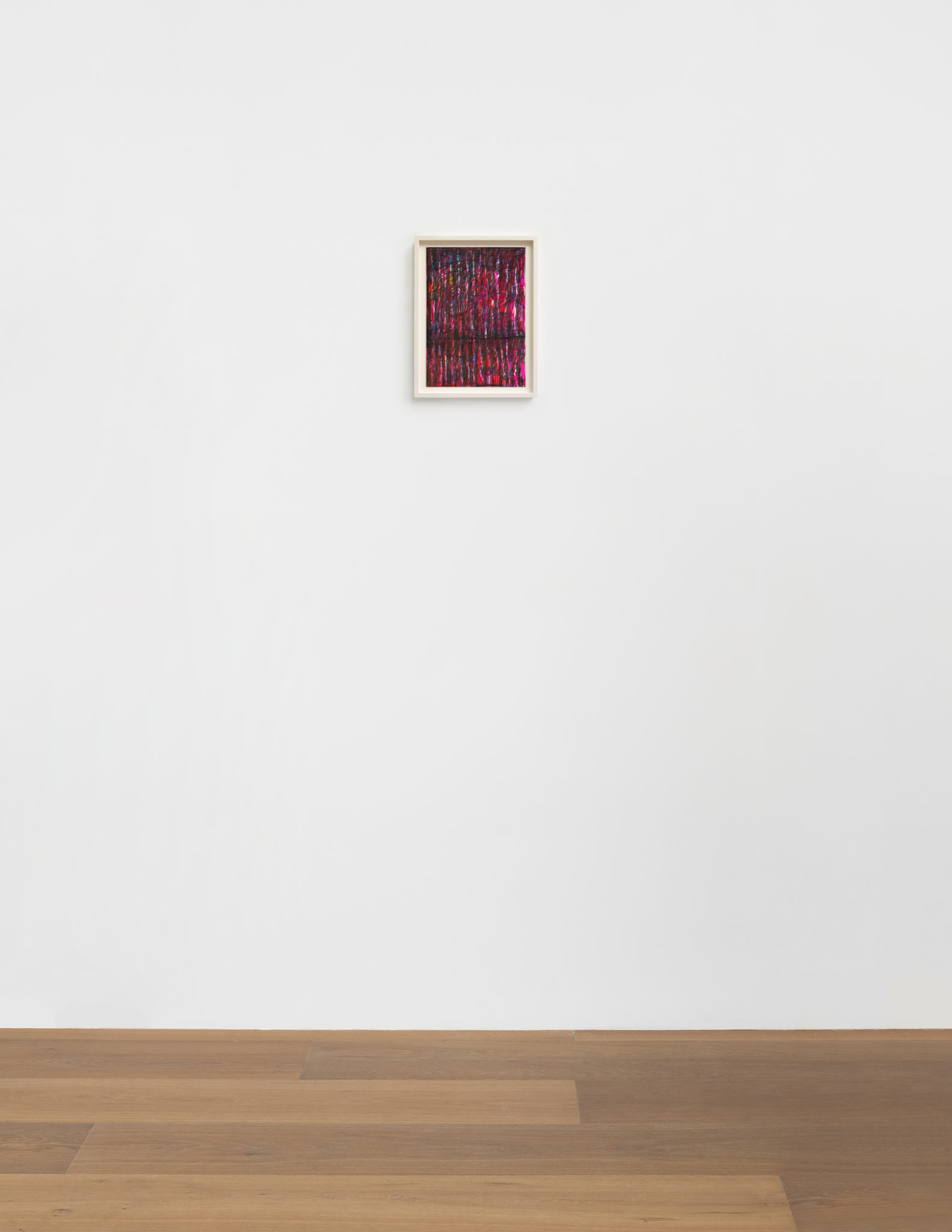 Installation view of Jutta Koether's drawing Untitled (2020)