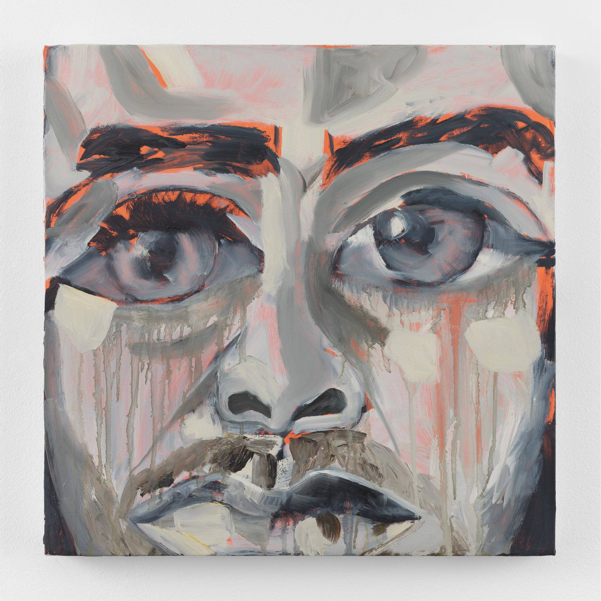 Francesco Clemente's Grisaille Self-Portrait, 1998