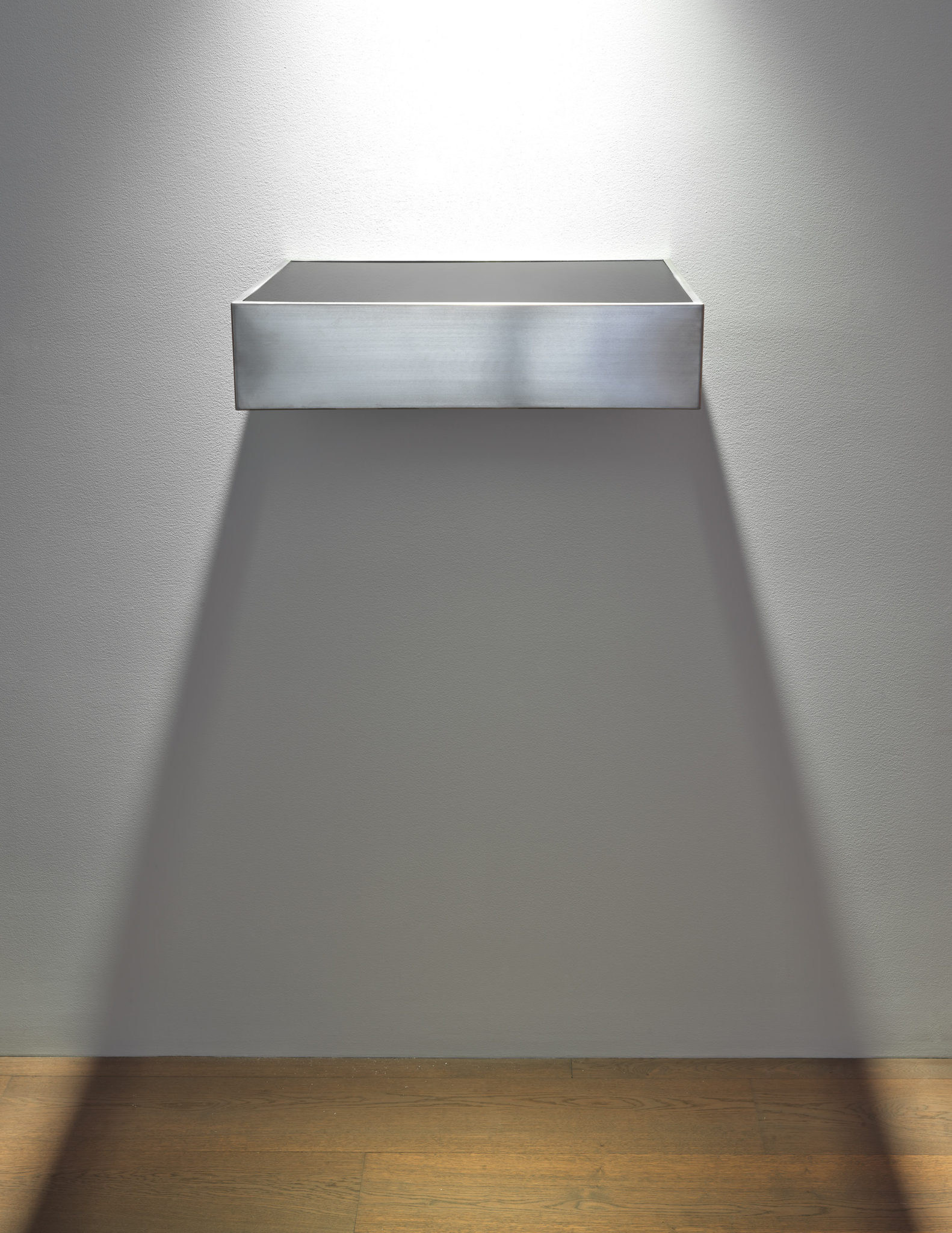 Installation view of Donald Judd's Untitled, 1969