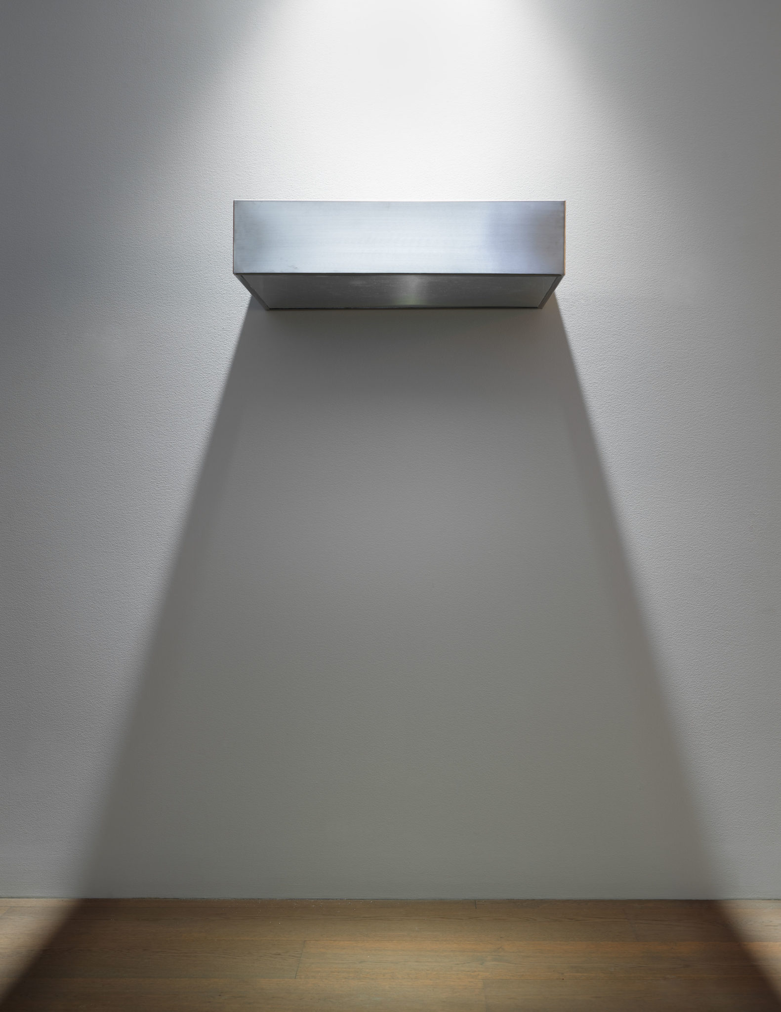 Installation view of Donald Judd's Untitled, 1969