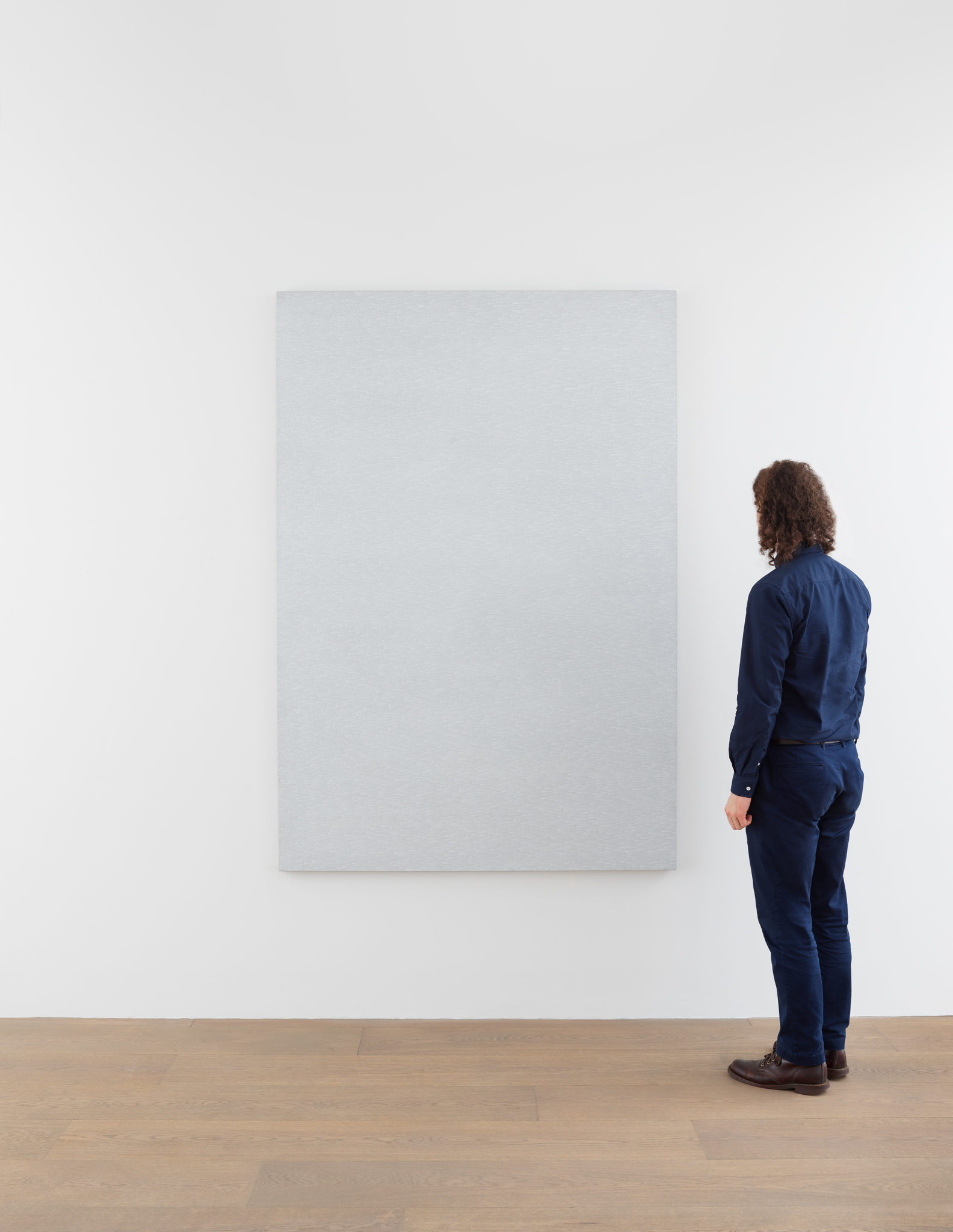 Scale view of Roman Opalka's painting OPALKA 1965/1 – ∞