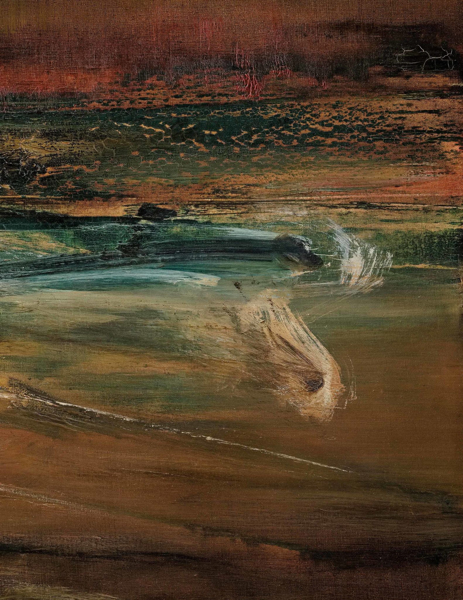 Detail view of Zao Wou-Ki's 5.11.62, 1962