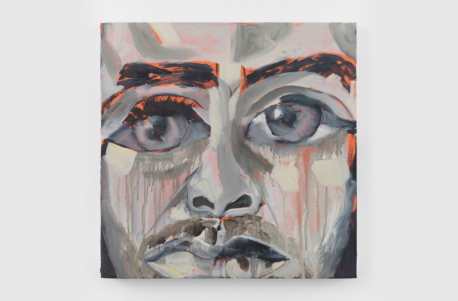 Francesco Clemente's Grisaille Self-Portrait, 1998