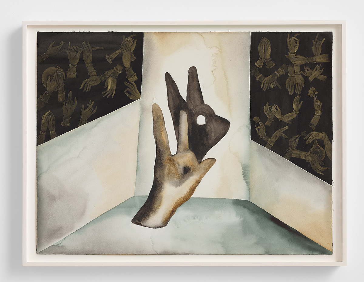 Francesco Clemente's Shadow VI, 2017