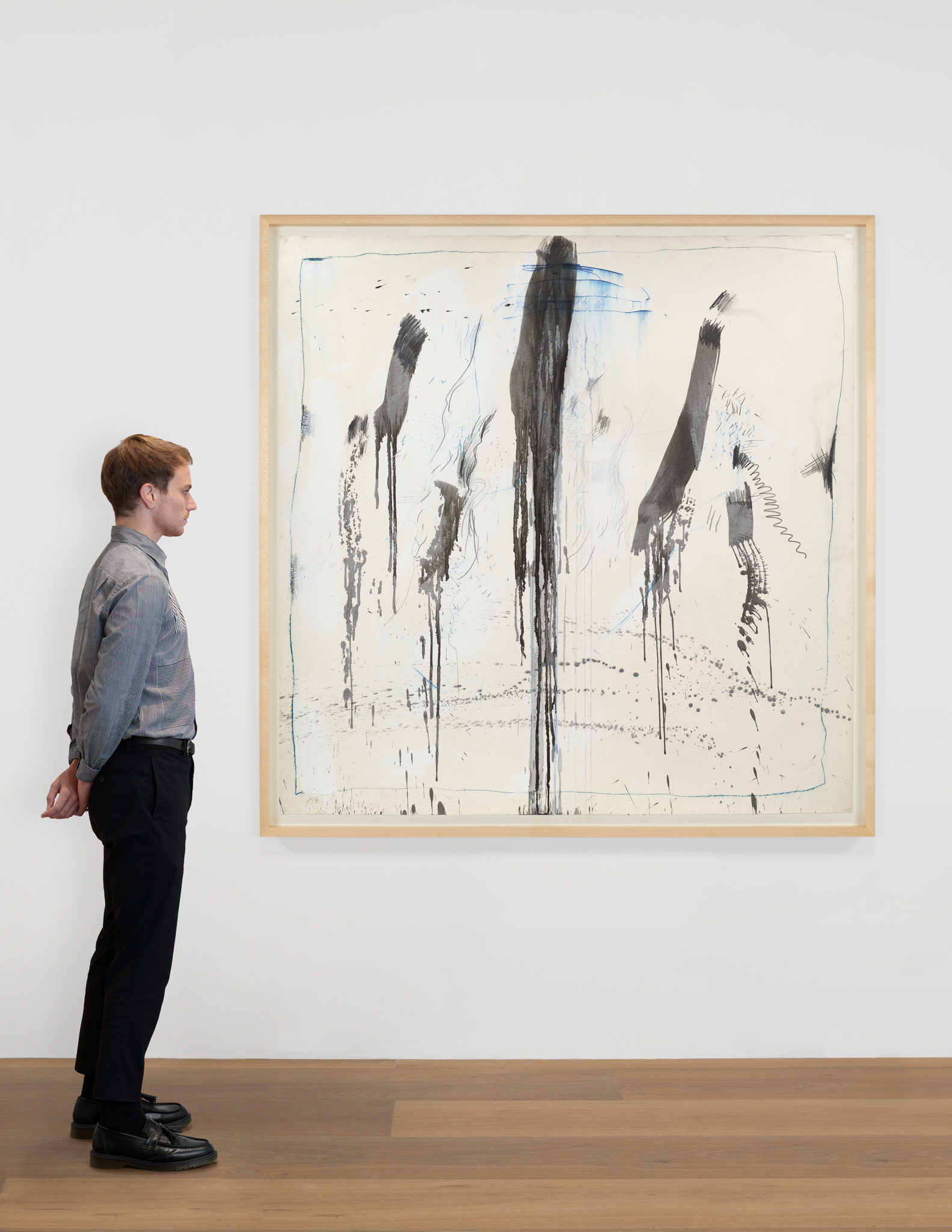 Scale view of Pat Steir's Austria Group, No. 4, 1991