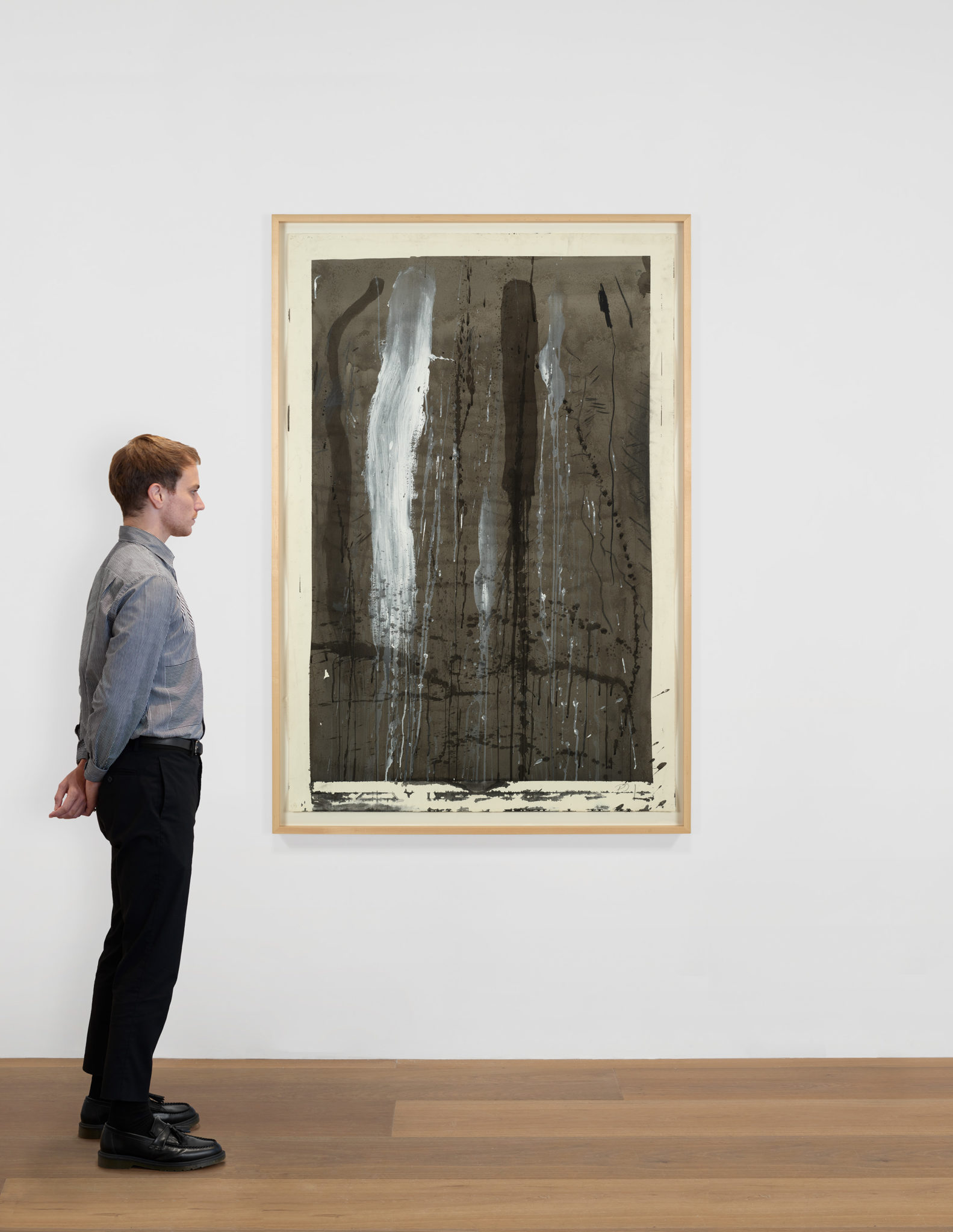 Scale view of Pat Steir’s The Austria Group, No. 6, 1991