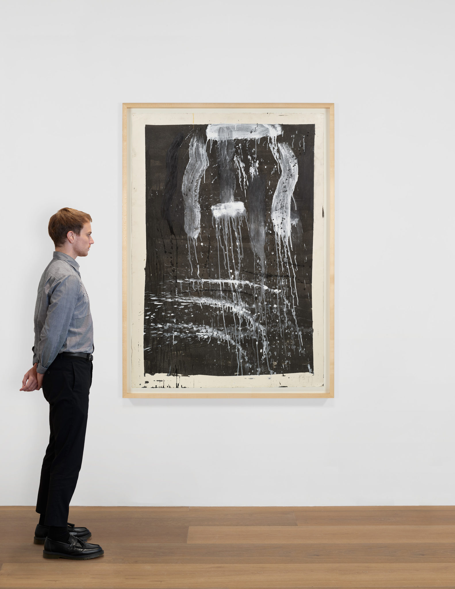 Scale view of Pat Steir’s The Austria Group, No. 7, 1991