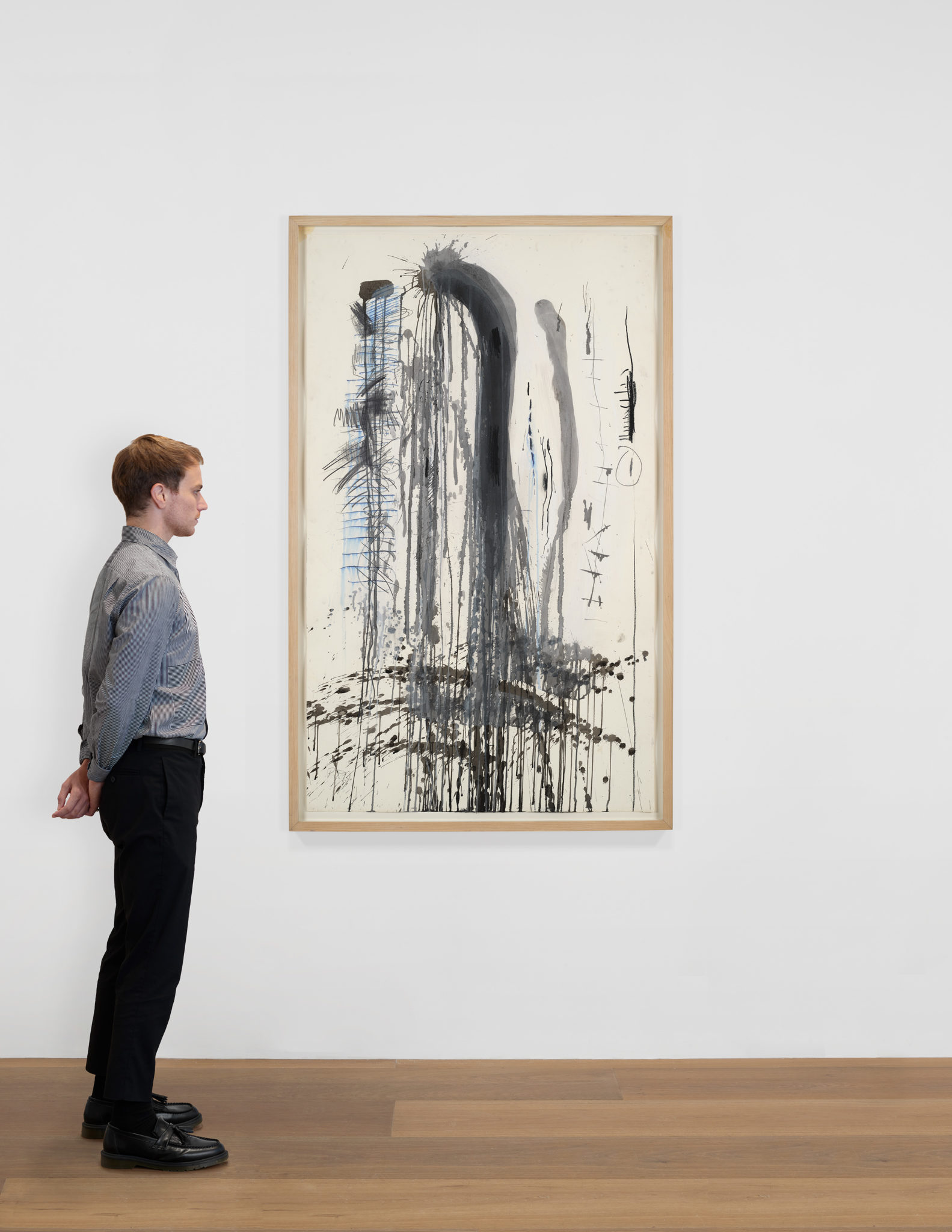 Scale view of Pat Steir's The Austria Group, No. 8, 1991