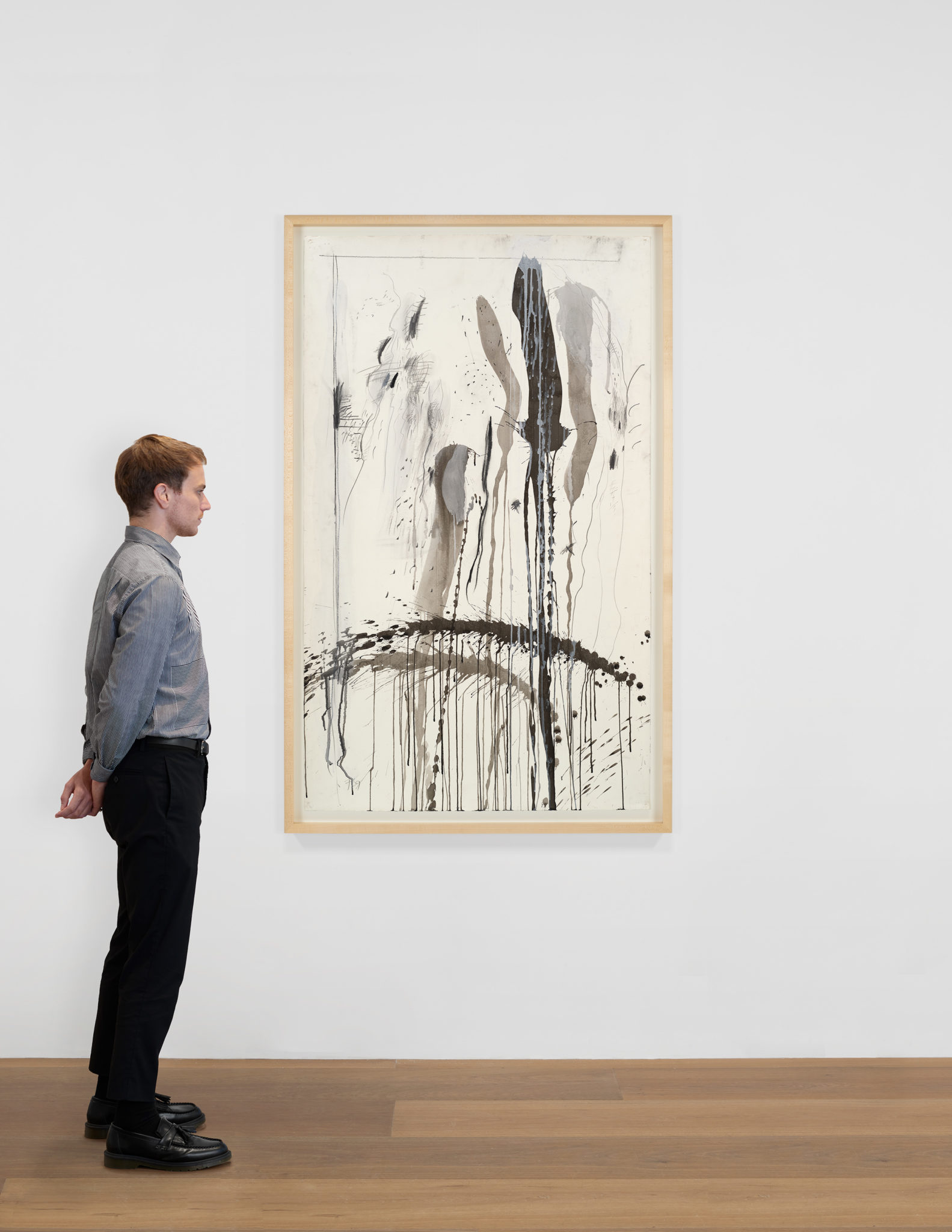 Scale view of Pat Steir's The Austria Group, No. 9, 1991