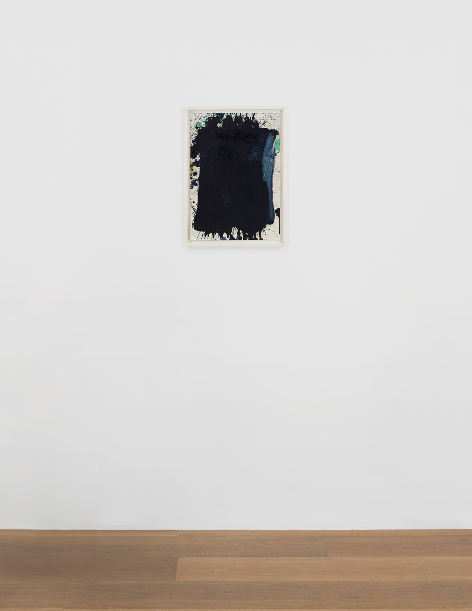 Installation view of Pat Steir's Untitled, 2008