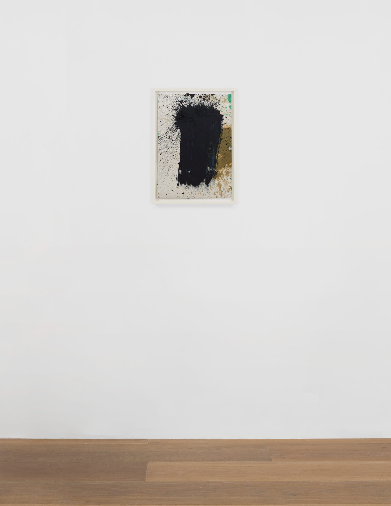 Installation view of Pat Steir's Untitled, 2008