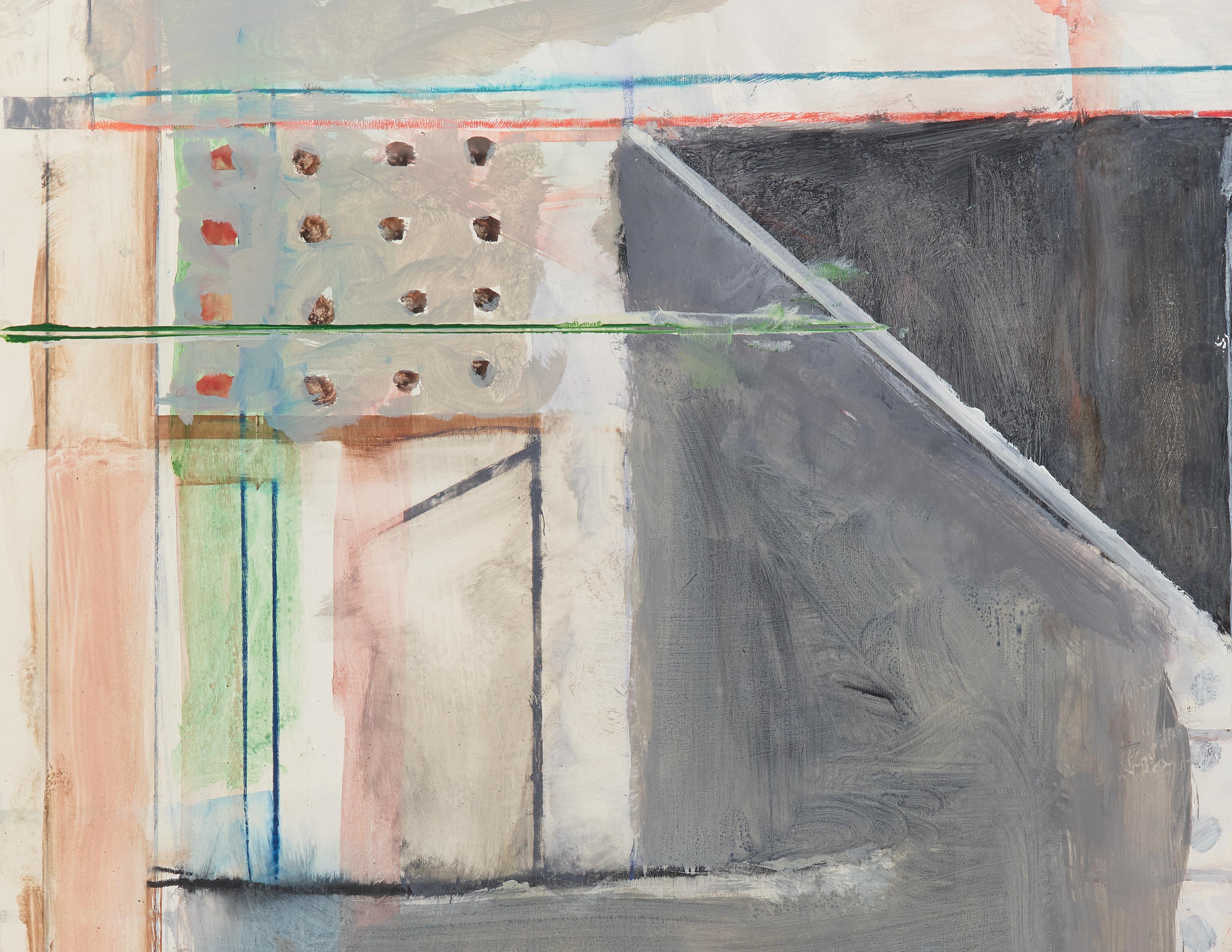 Detail view of Richard Diebenkorn's work Untitled