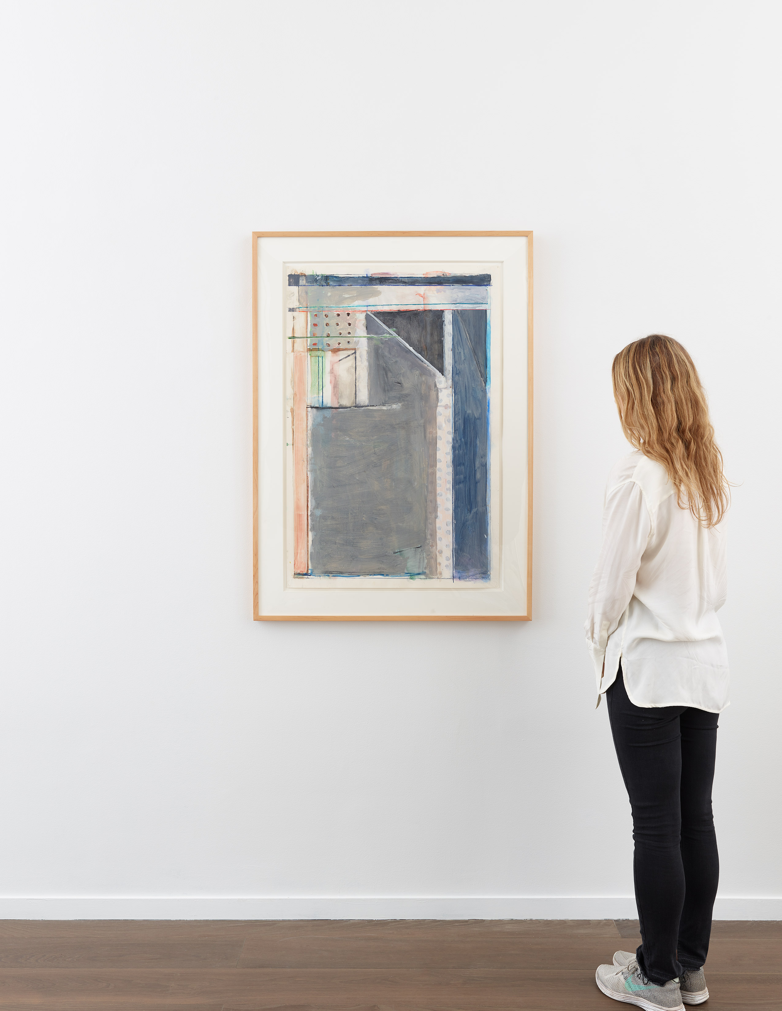 Scale view of Richard Diebenkorn's work Untitled