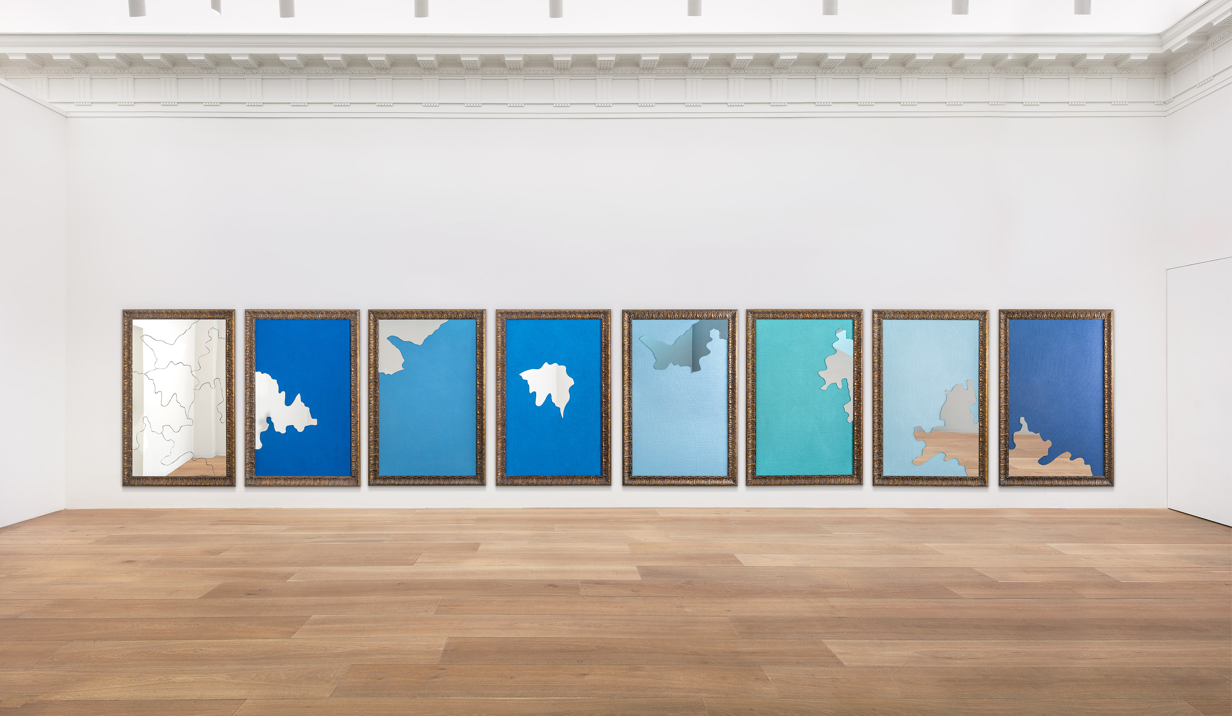 Installation view of Michelangelo Pistoletto's Color and Light