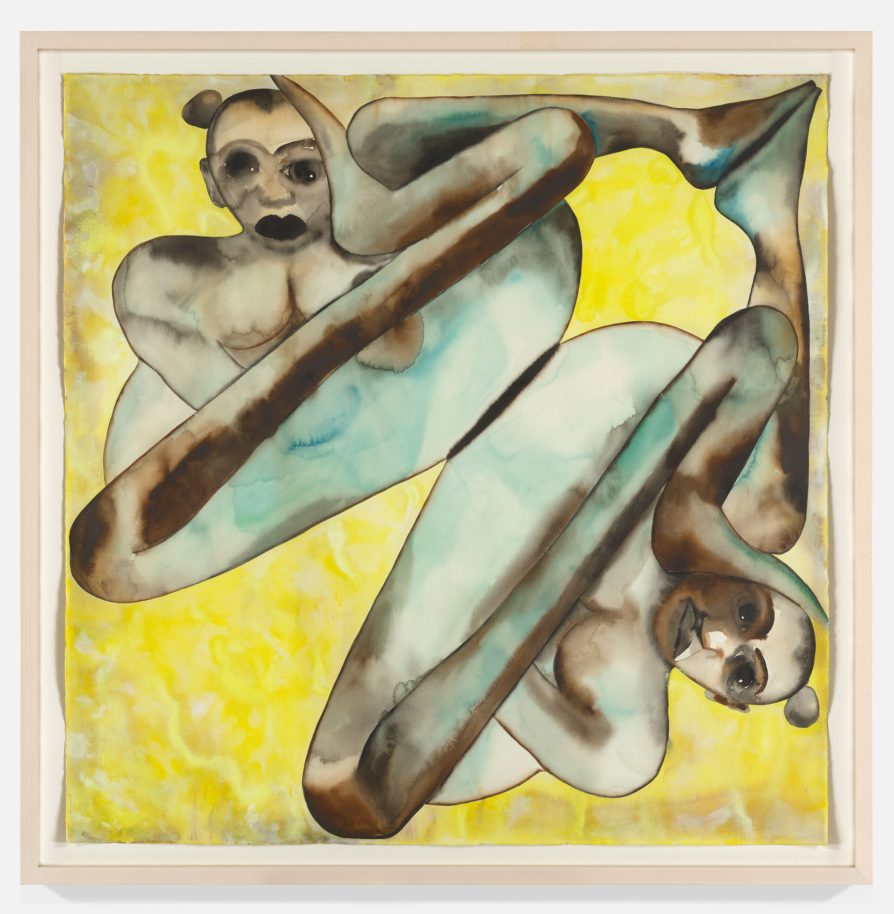 Francesco Clemente's watercolor Symmetry, 1991