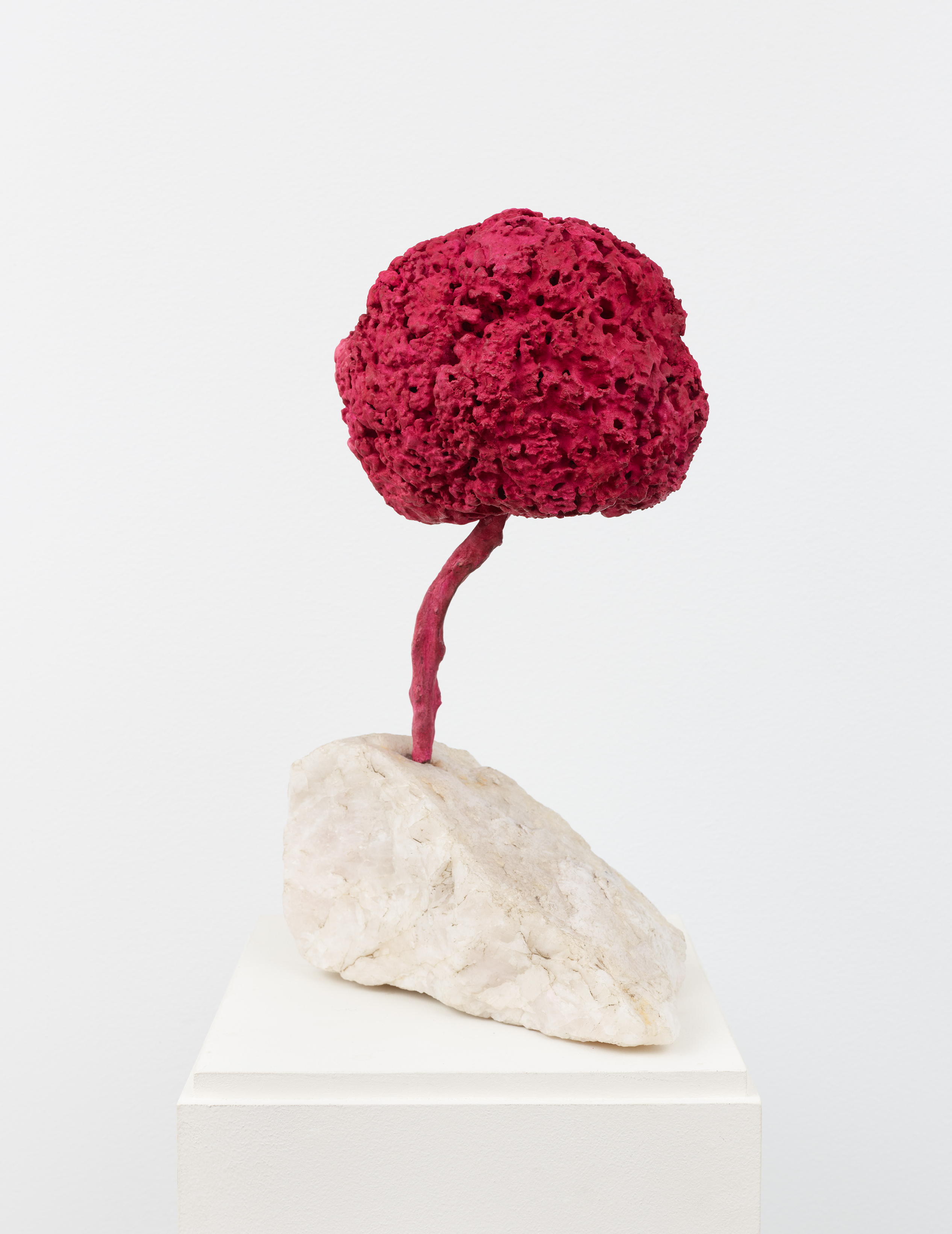 Yves Klein's sculpture Untitled Pink Sponge (SE 204), 1959