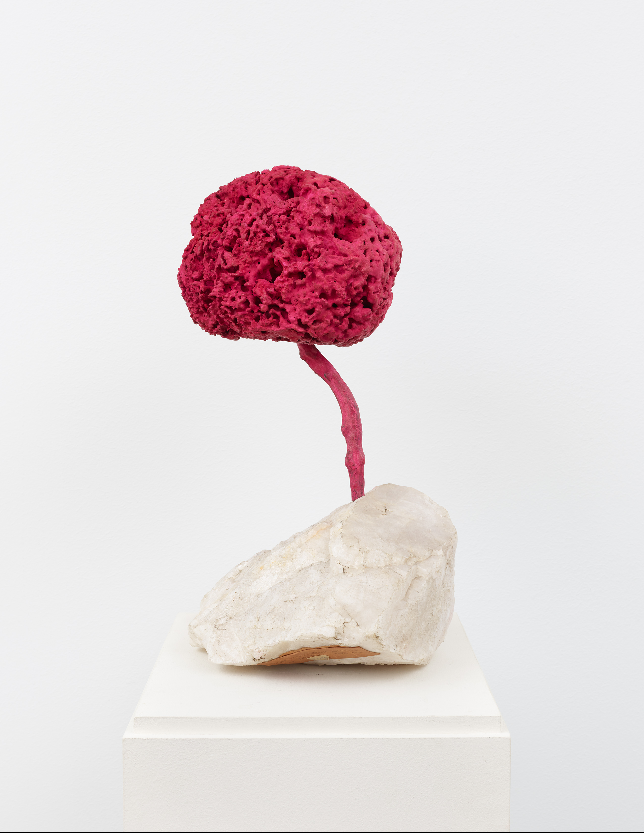 Yves Klein's sculpture Untitled Pink Sponge (SE 204), 1959