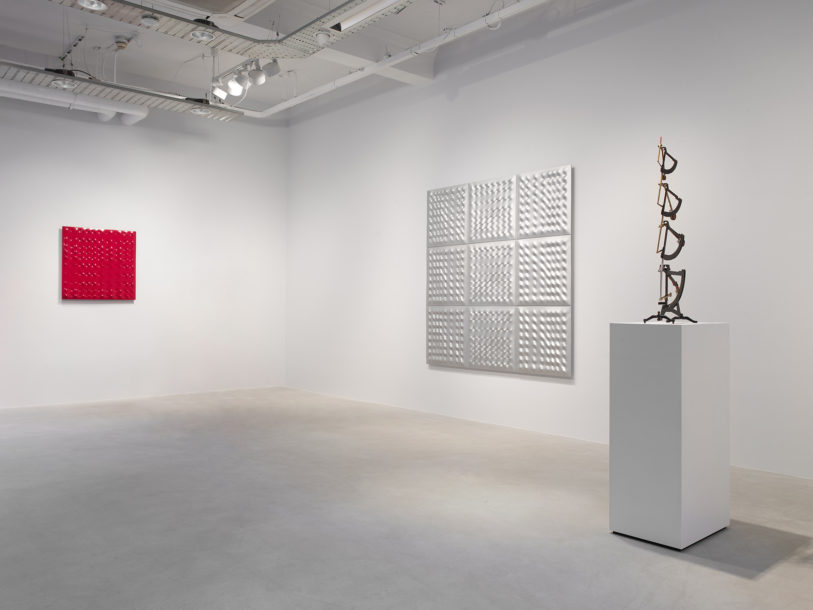 Installation view of Castellani Sculpture at 40 Albemarle Street, Lévy Gorvy London