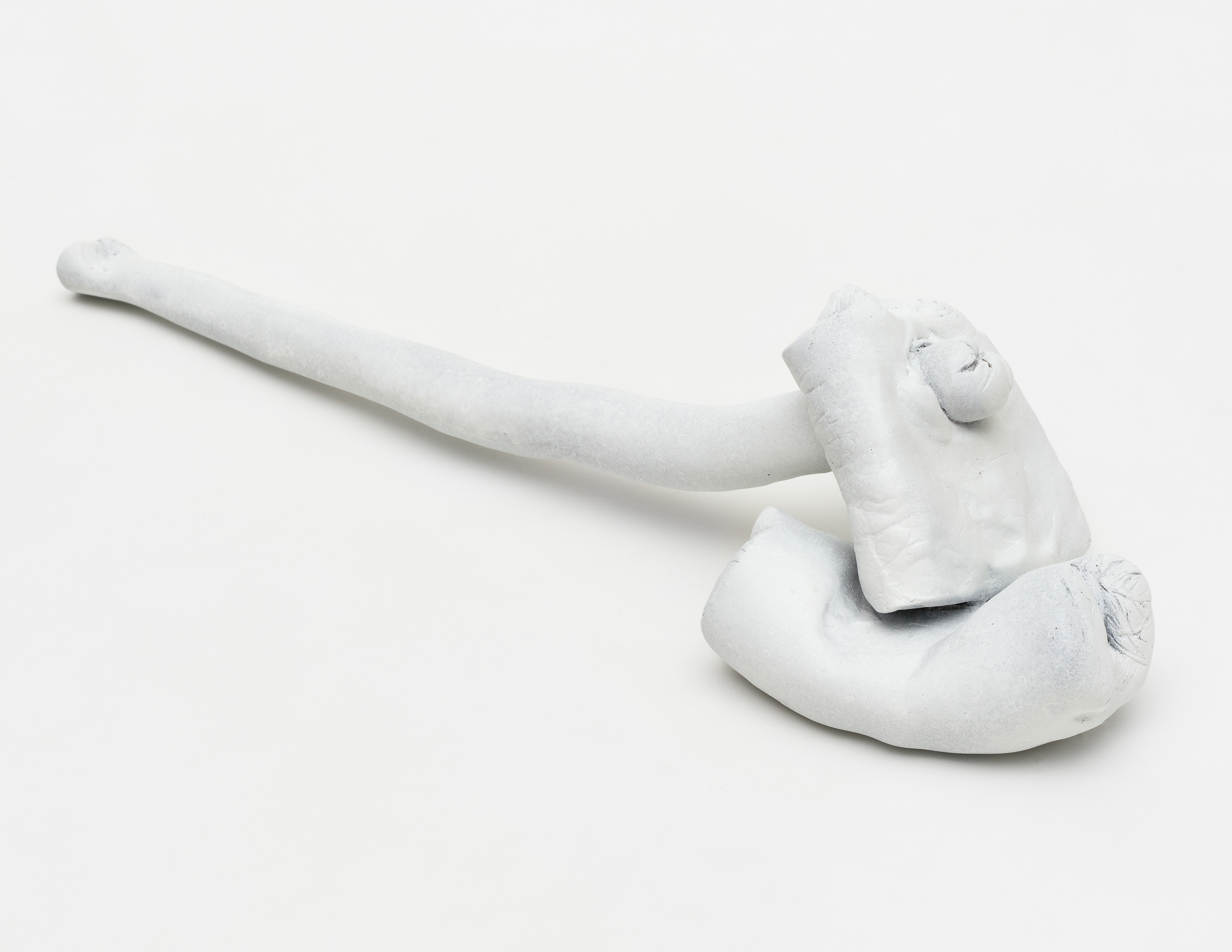 Paulo Monteiro's Untitled white patina sculpture